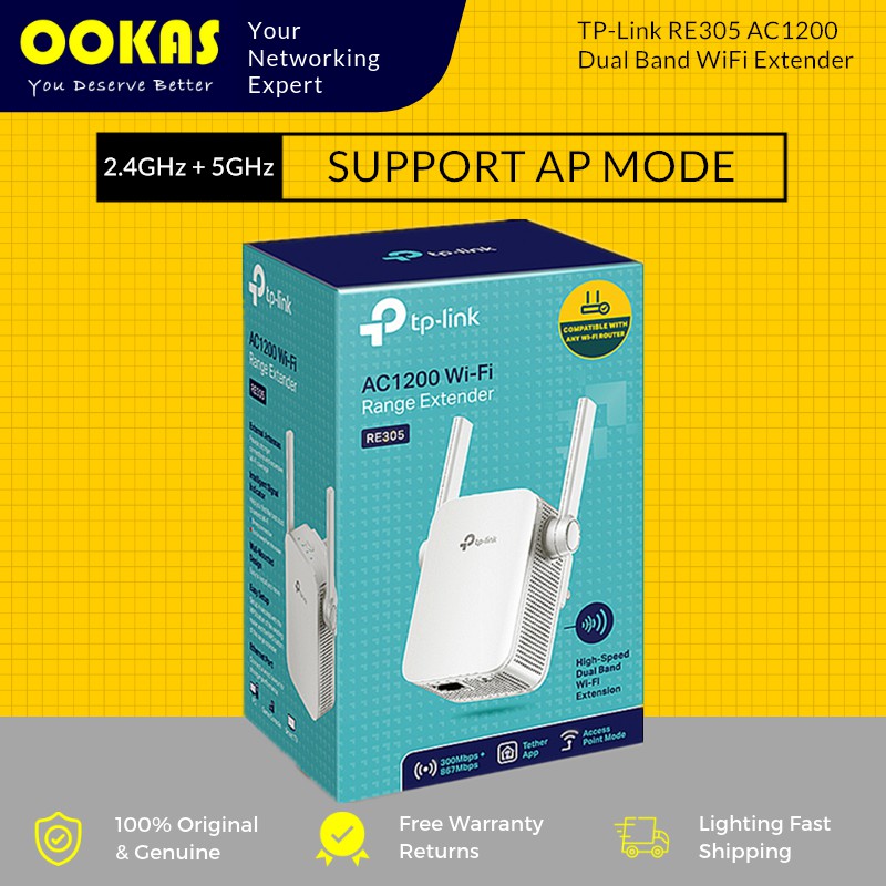 Re205 Ac750 Wi Fi Range Extender Tp Link