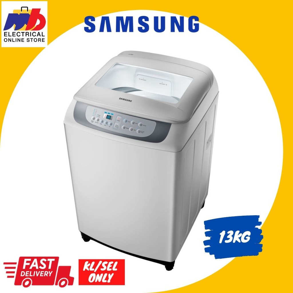 SAMSUNG 13KG WASHER TOP LOAD WASHING MACHINE WA13F5S3 WA13F5S3QRY
