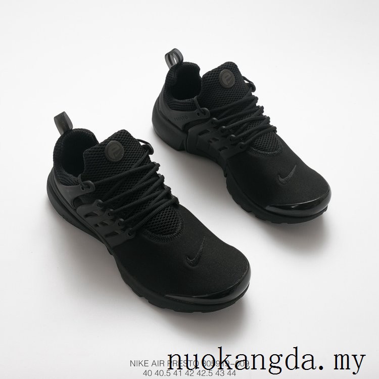 all black prestos mens