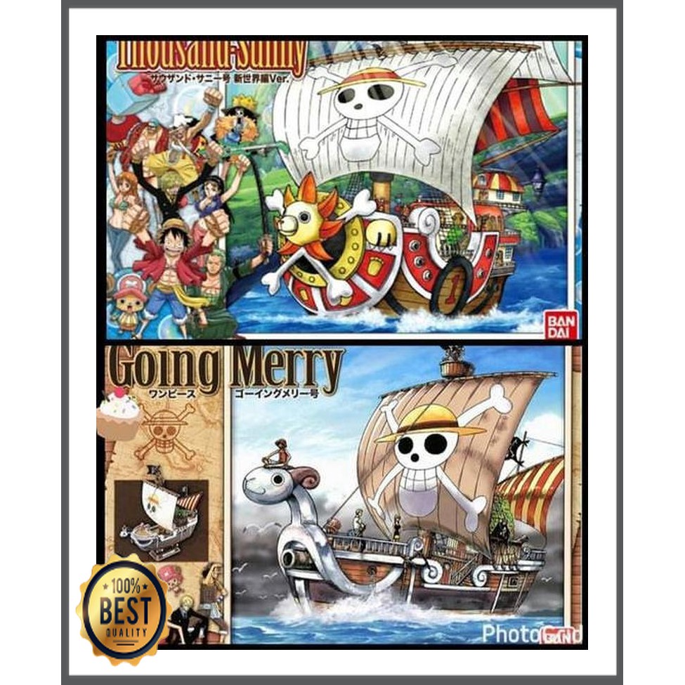 Snider Market Boat Thousand Sunny Boat Going Merry Boat One Piece Ori Bandai New Ms 1532 858 Shopee Malaysia