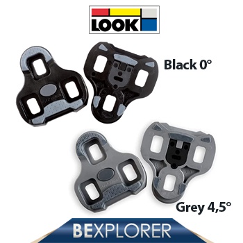 LOOK CLEATS KEO GRIP Black (0° Float) , Grey (4.5° Float) [100% Genuine] Made in FRANCE