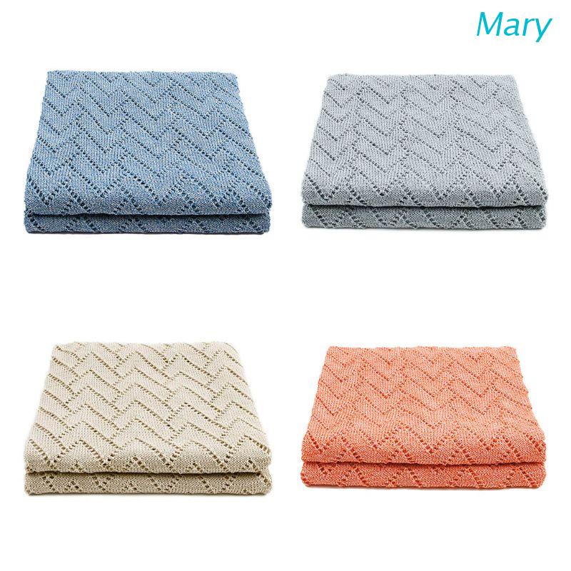 Mary 100x80cm Newborn Baby Soft Cellular Blanket Pram Cot Moses Basket
