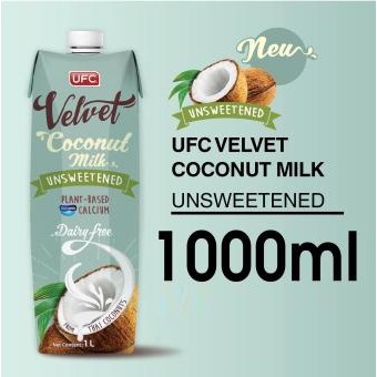 Ufc Velvet Dairy Free Coconut Unsweetened Milk Drink 1 Liter Shopee Malaysia
