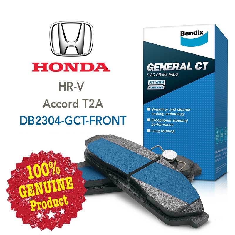 Original Bendix DB2304GCT Front Brake Pad Honda HRV HRV / Honda
