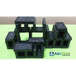 Durable Premium •_ • Domino Small Box Board Game Puzzle Arranged Must