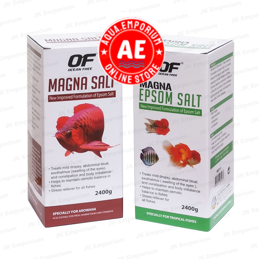 Ocean Free Magna Salt Epsom Salt 600g 1200g 2400g OF Treatment Salt For