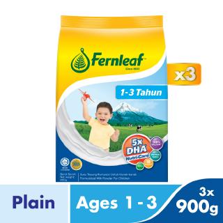 Fernleaf Milk Powder For Children 1 3 Years Honey 900g X 3 Shopee Malaysia