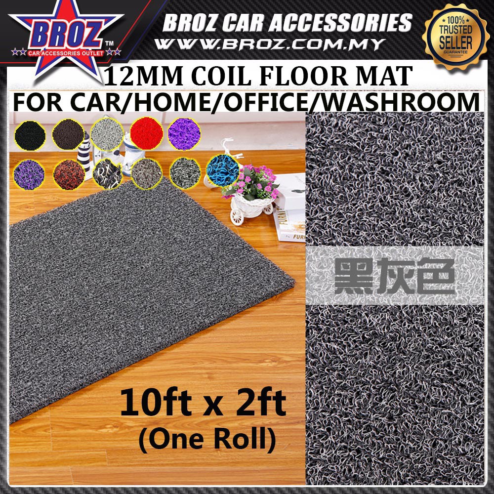 10ft x 2ft OEM Car Coil Floor Mat Carpet Spike Grip Backing Carmat 12MM One Roll Shopee Malaysia