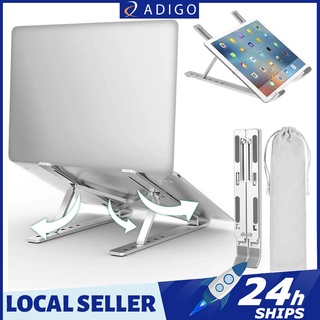 Adjustable Foldable Laptop Stand for Notebook Non Slip Holder Foldable Desktop Holder Aluminium Alloy ABS Meterial