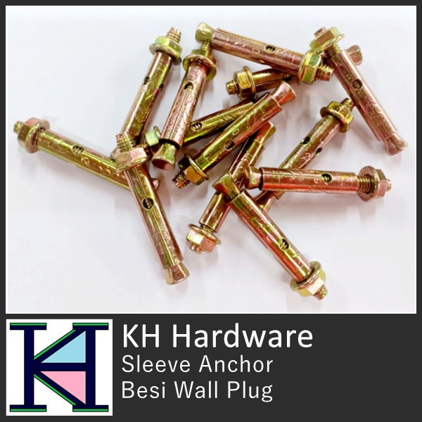 KH [READY STOCK] Sleeve Anchor Wall Expansion Bolt Iron Plug / Wall ...