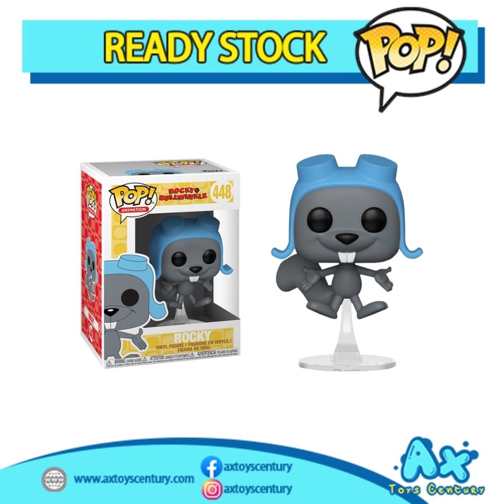 Funko Pop! Animation: Rocky and Bullwinkle - Rocky #448 100% Genuine