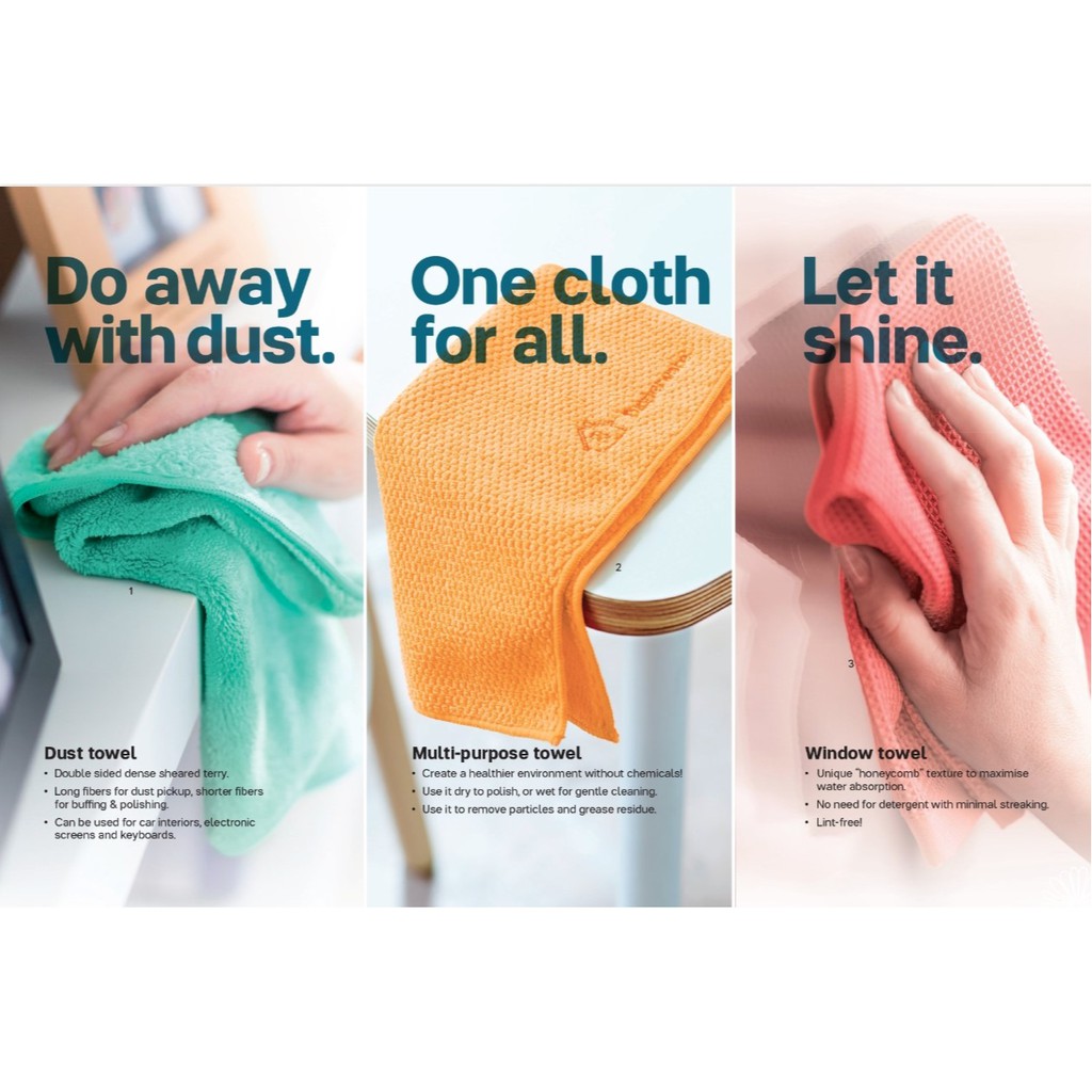 Tupperware Microfiber Cloths (1) (Multi Purpose/Window/Dust)