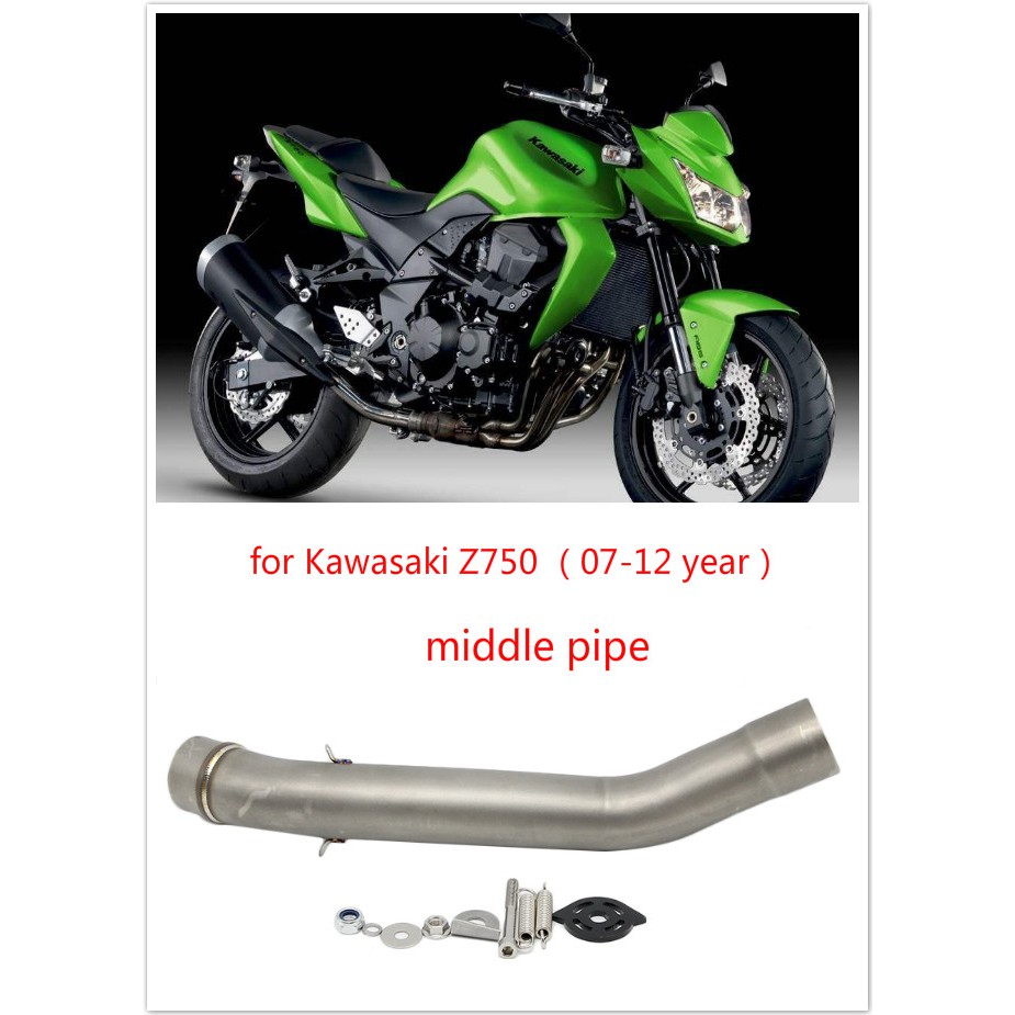 forræder Forbipasserende vagabond Motorcycle Exhaust Muffler Middle Pipe for Kawasaki Z750/Z800/Z1000/ZX6R  ZX10R | Shopee Malaysia