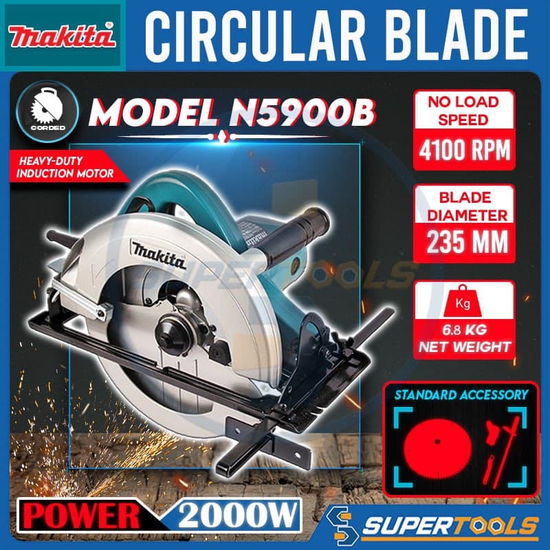 Makita N5900B 235mm (9-1/4) Circular Saw 2000W | Shopee Malaysia