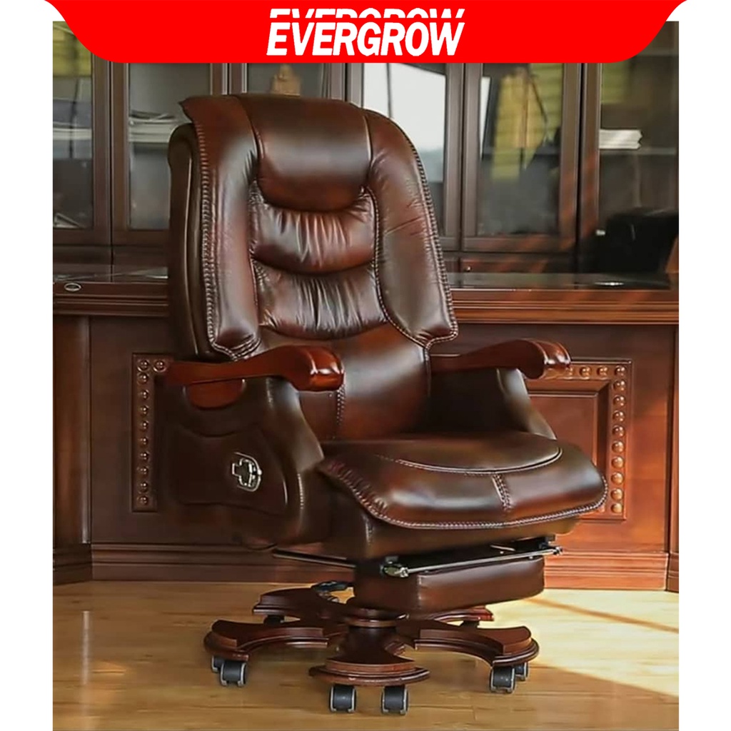 director chair office chair boss chair sofa Wood High Back Adjustable