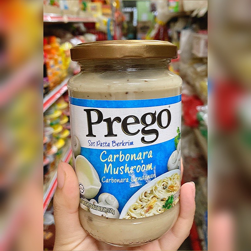 Prego Sos Pasta Carbonara Cendawan Prego Carbonara Mushroom Pasta Sauce