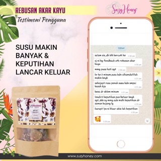 Ubat Periuk (Rebusan Akar Kayu) Suzyhoney  Shopee Malaysia