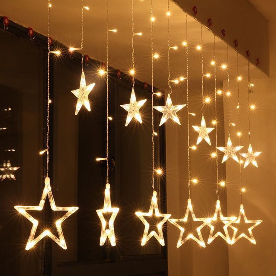 Led Star Lamp Curtain Lamp Flashlight Girl S Room Bedroom Decoration Lamp