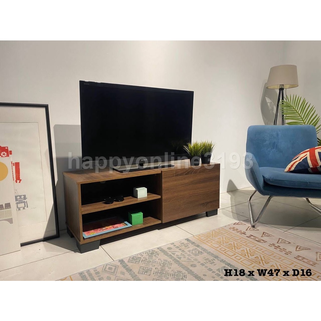 4Ft TV TV Bench Modern TV Rack Simple TV Storage Rak TV Shopee Malaysia