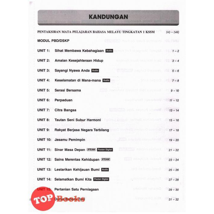 Topbooks Sasbadi Modul Aktiviti Mesra Digital Bahasa Melayu Tingkatan 1 Kssm 2021 Shopee Malaysia