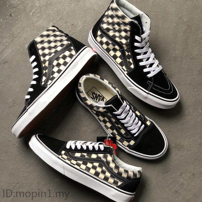 vans high tops mens checkered