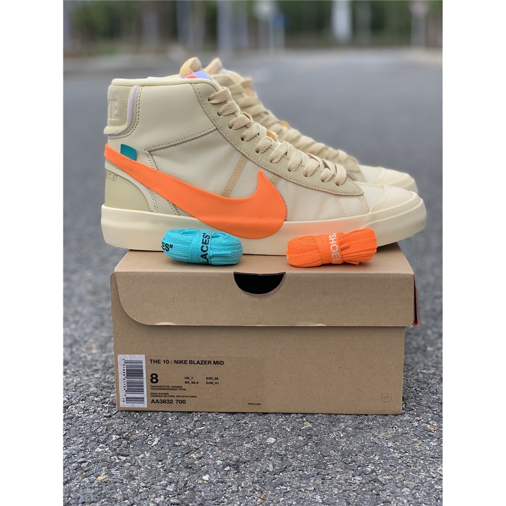 off white nike blazer mid hallows eve