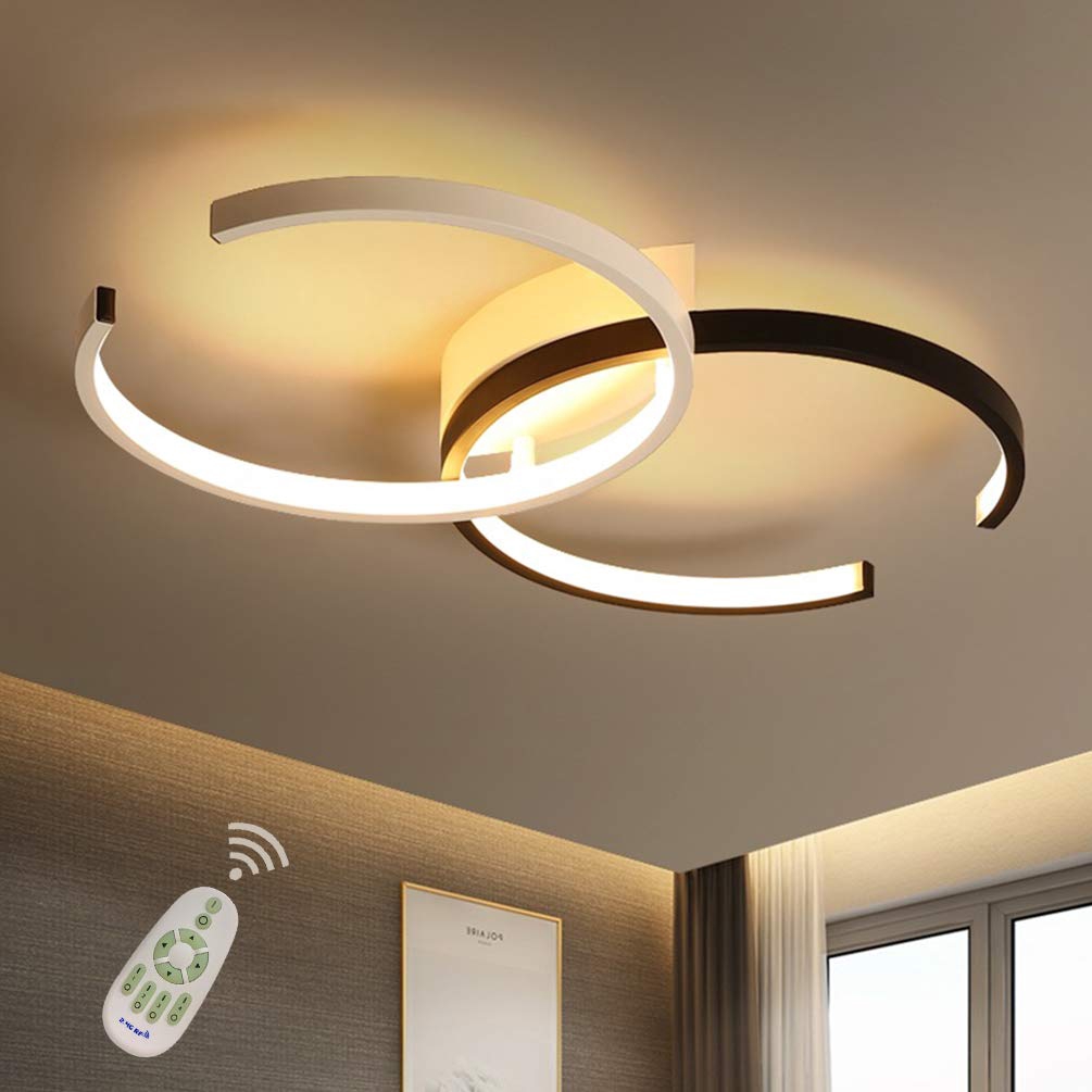 Led Ceiling Light Lighting Fixture Double C Ceiling Lamp Surface