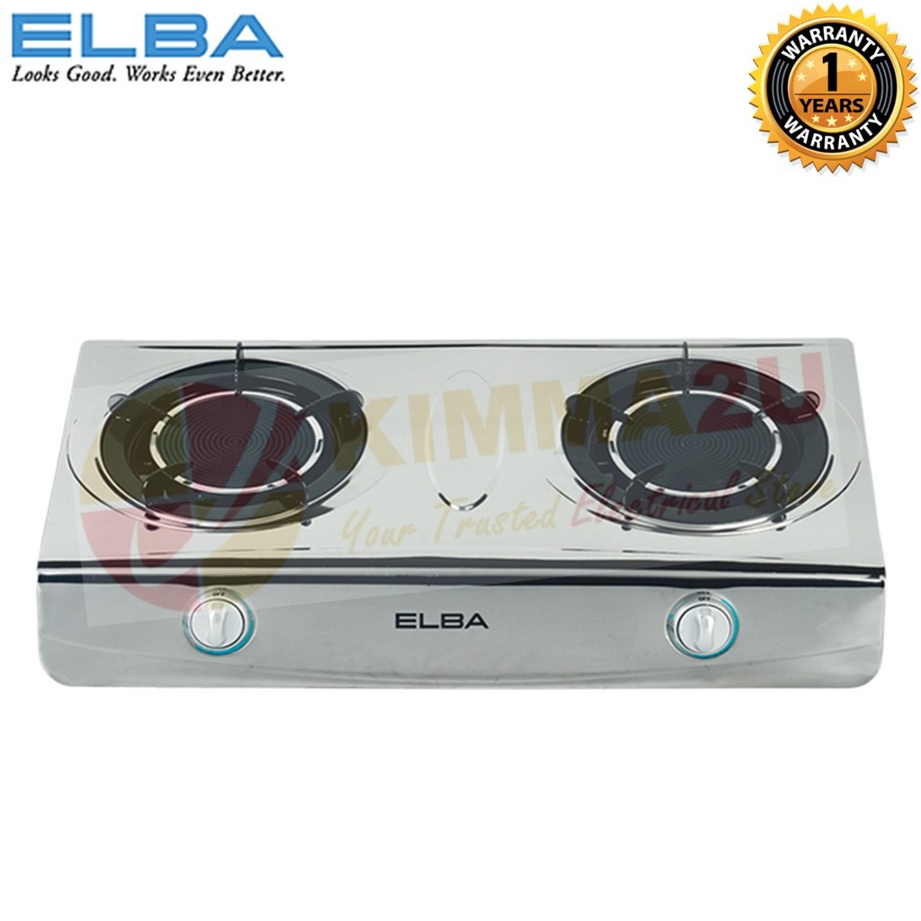 Elba Faber 2 Burner Infrared Gas Stove 7150ss Ir Fs5550 Shopee