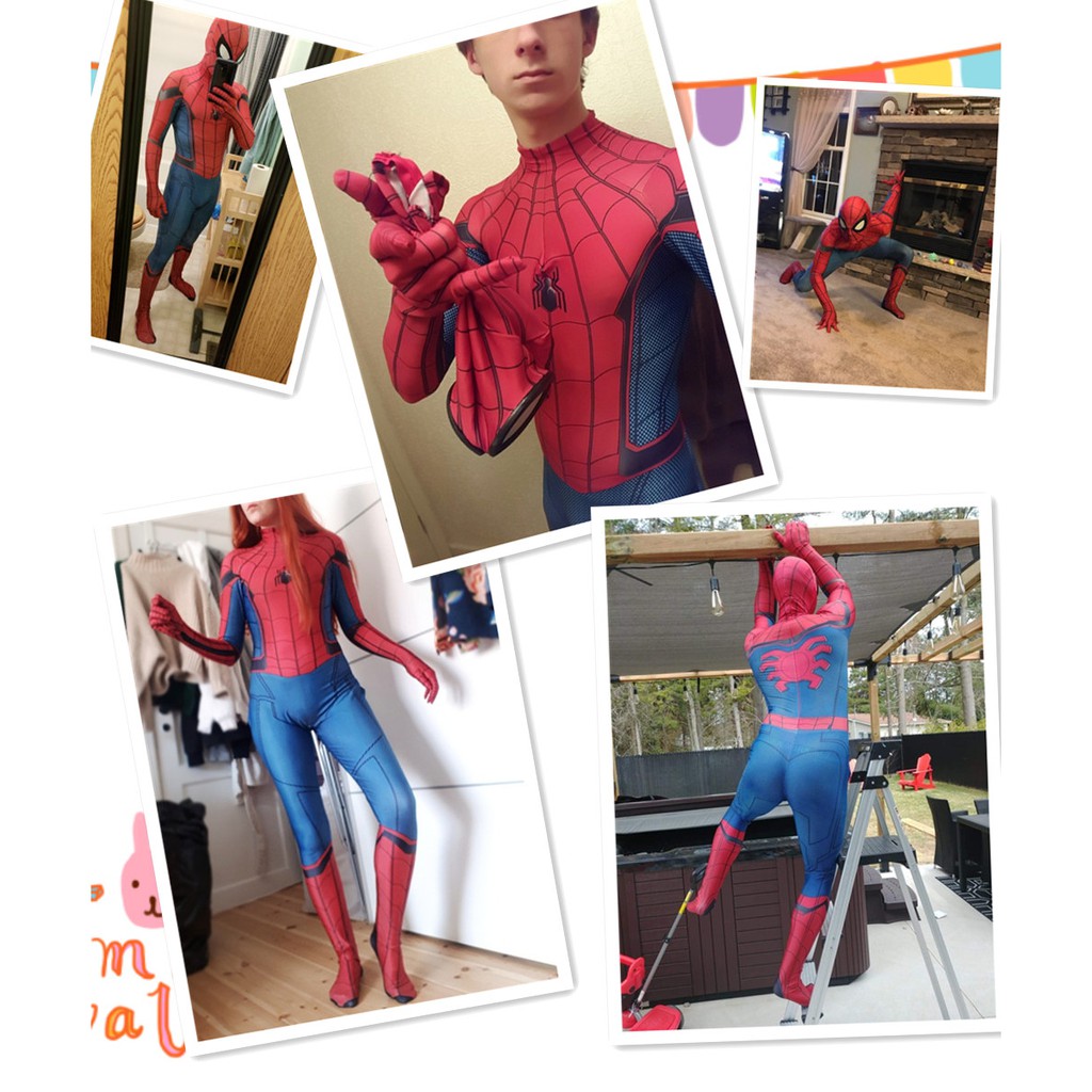 Avenger Endgame Spider-Man Homecoming Cosplay Costume 3D Printed Spiderman  Bodysuit 5000+bought | Shopee Malaysia