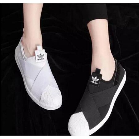 adidas superstar slip on pink