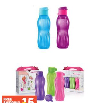 Tupperware Eco Bottle 310ml penutup jenis screw comel je botolnya sesuai untuk anak-anak prasekolah atau untuk ibu-ibu