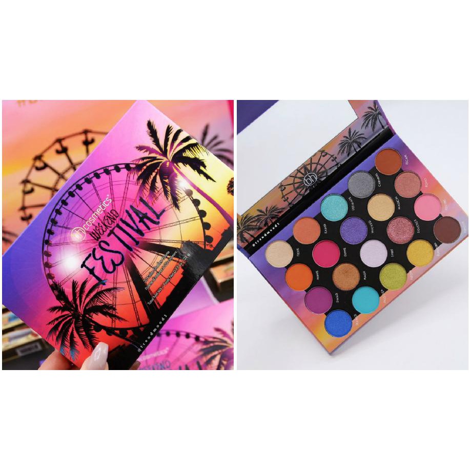 BH Cosmetics Weekend Festival - 20 Color Shadow Palette | Shopee Malaysia