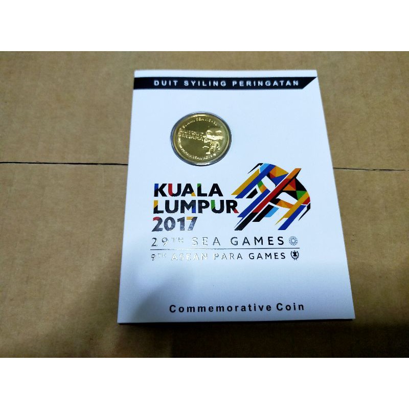 Coin card 29th sea games 9th asean para games kuala lumpur 2017 