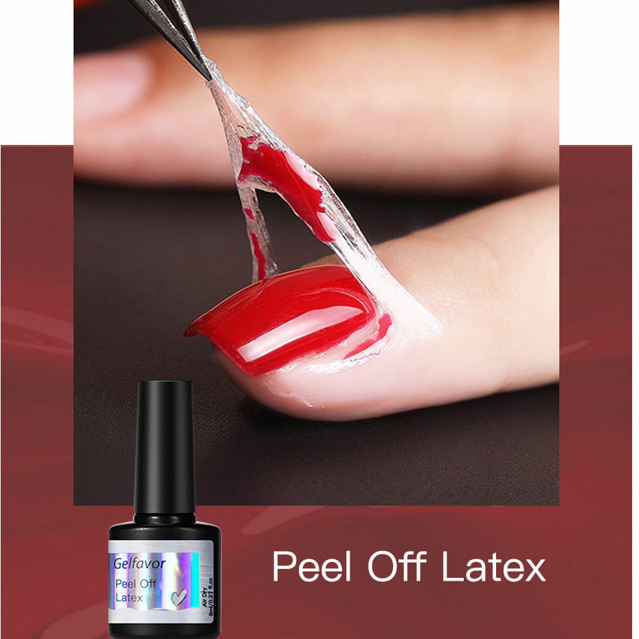 美甲防溢胶 Nail Peel Off Latex Nail Polish Finger Skin Protection Takeoff  Peelable Liquid Latex for Nail Skin Care | Shopee Malaysia