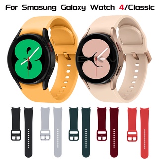 Silicone Strap Original Style Replacement Band for Samsung Galaxy Watch 4 Classic 46mm 42mm Watchband Accessories