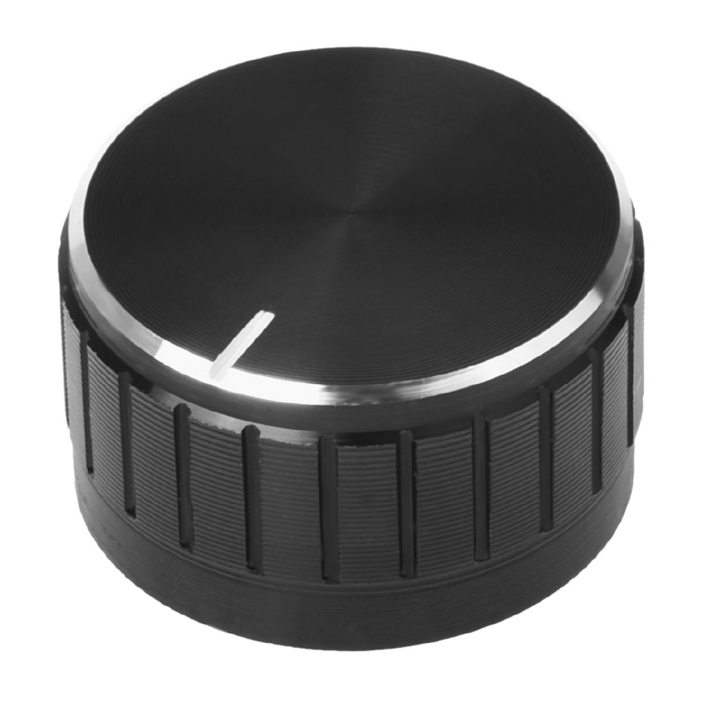 Black Aluminum Volume Control Amplifier Knob Wheel Shopee Malaysia