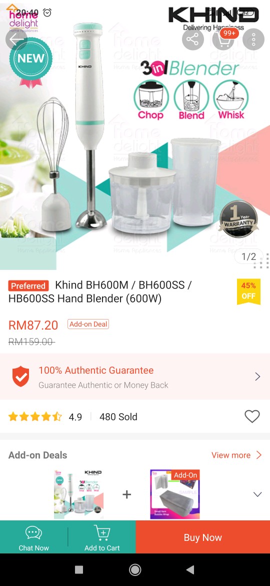 Mistral Multifunctional Hand Blender 600w Mhb1902 Khind Multifunctional Hand Blender 600w Bh600m Shopee Malaysia