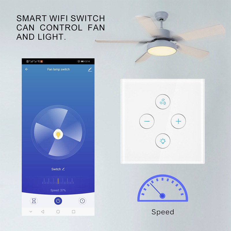 wifi fan and light switch