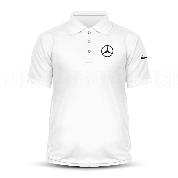 nike white golf shirt