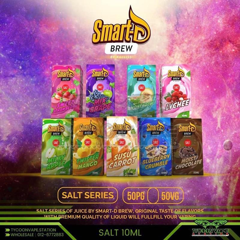 Smart D Brew Original 10ml Vape Pod Flavors