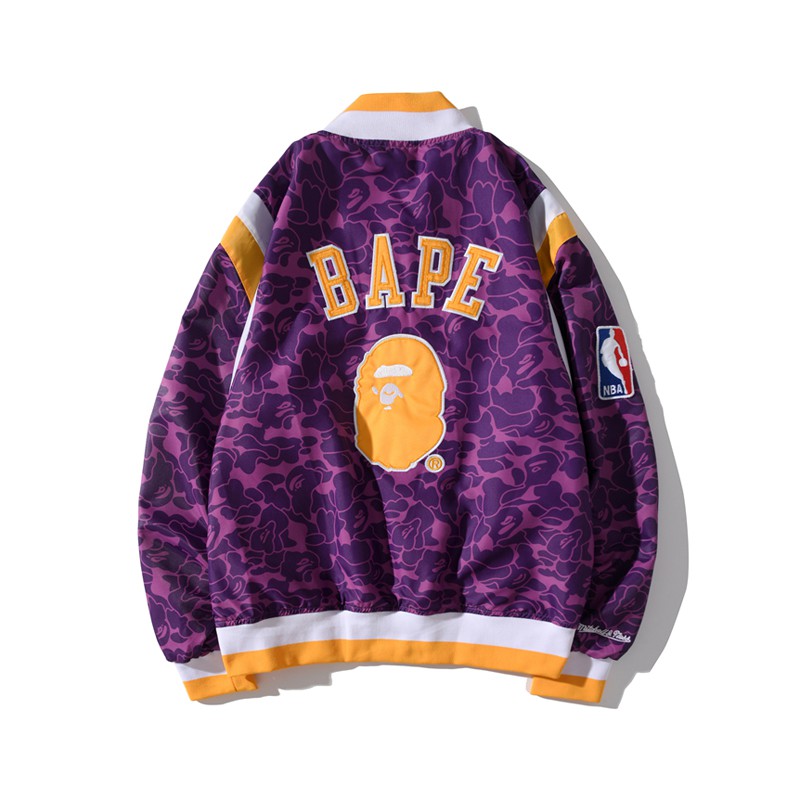 lakers bape jacket