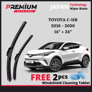 Toyota C Hr 18 Present Carace Silicone Aerodynamic Wiper Blades 26 16 Oem Wiper For New Toyoto Chr Wiper Shopee Malaysia