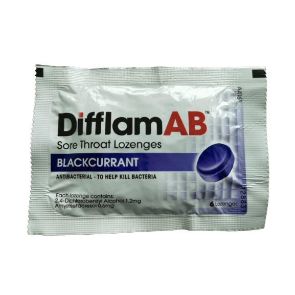 Difflam AB Sore Throat Lozenges Blackcurrant 6'S Shopee Malaysia