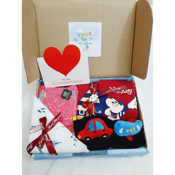 {Ready Stock}Newborn Baby gift box disney baby gift boy anakku brand
