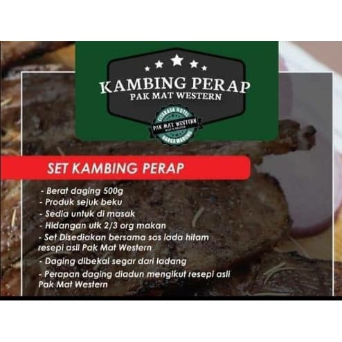 Kambing perap western mat harga pak The best