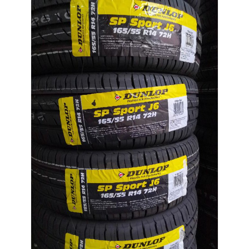 165/55/14 Dunlop SP Sport J6 Tyre Tayar | Shopee Malaysia