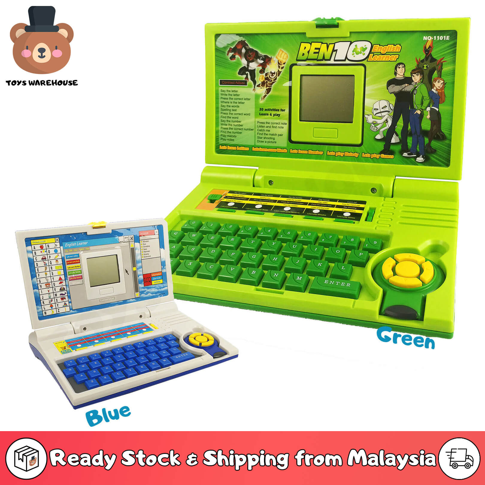 ben 10 english learner laptop