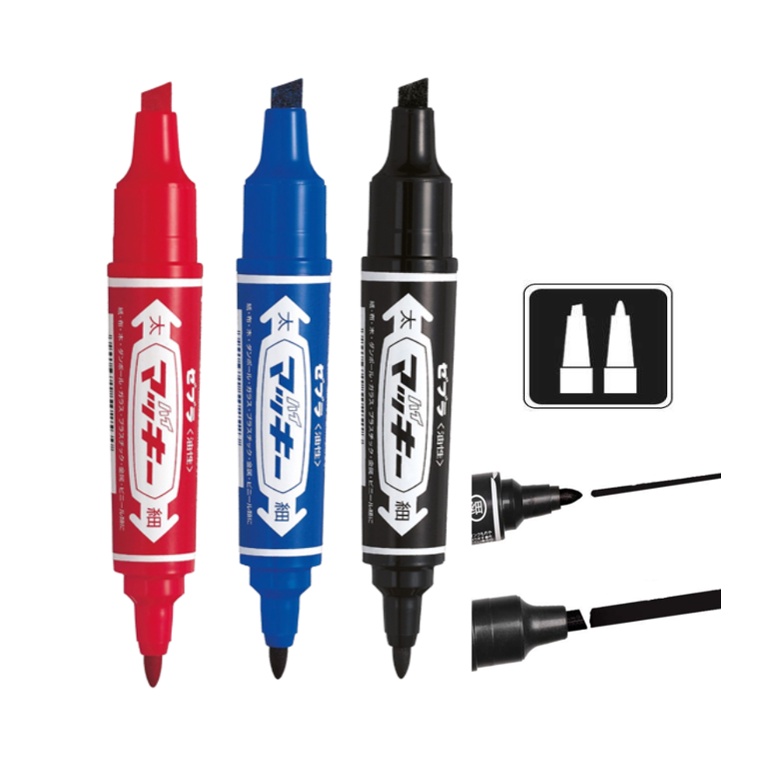 Big 2 Head Permanent Marker Pen 150 Dual Head Marker Pen School And Office Double Head Marker