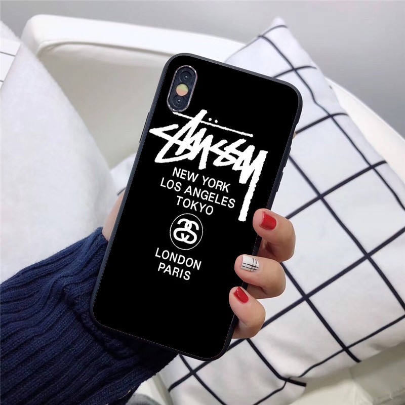 Iphone 11 Stussy Case 6 6s 5 5s 5c 7 7p 8 8p X Xs Xmax Casing Soft Hard Glass Iphonex Spot Full Anti Falling Case