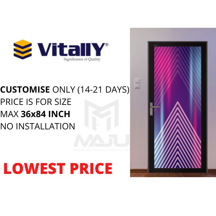 (PREORDER)VITALLY CUSTOMISE ALUMINIUM DOOR BIFOLD/SWING DOOR